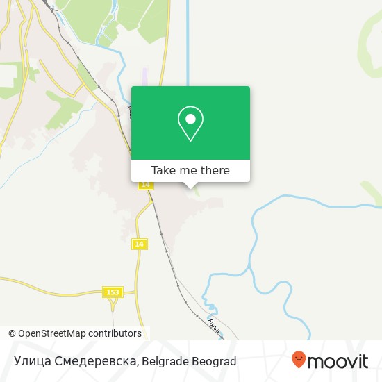 Улица Смедеревска map