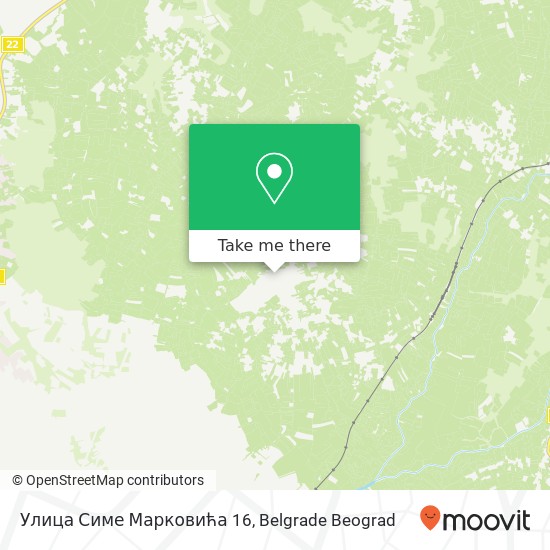 Улица Симе Марковића 16 map