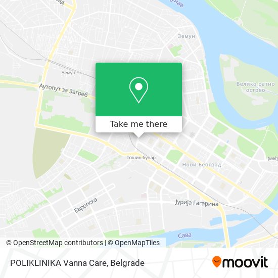POLIKLINIKA Vanna Care map