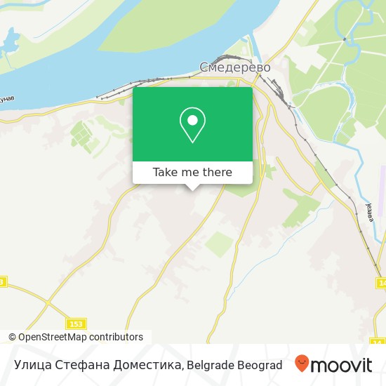 Улица Стефана Доместика map