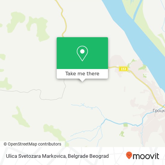 Ulica Svetozara Markovica map