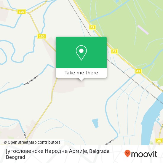 Југословенске Народне Армије map