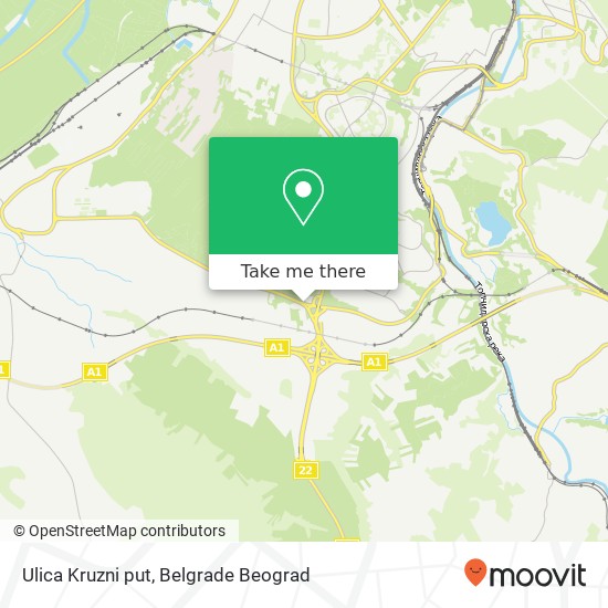 Ulica Kruzni put map