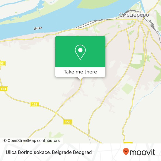 Ulica Borino sokace map