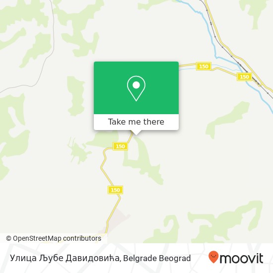 Улица Љубе Давидовића map