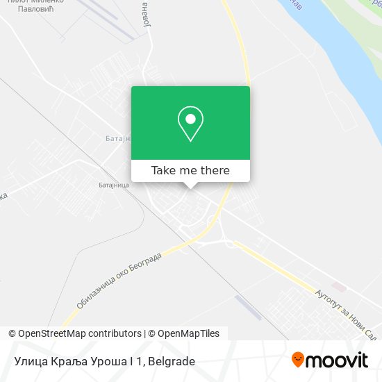 Улица Краља Уроша I 1 map