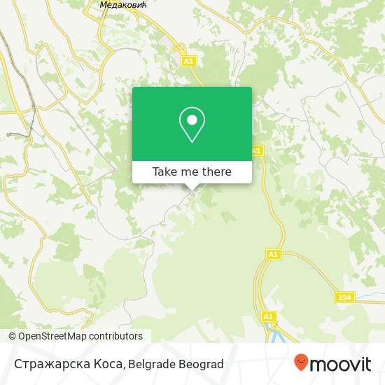 Стражарска Коса map