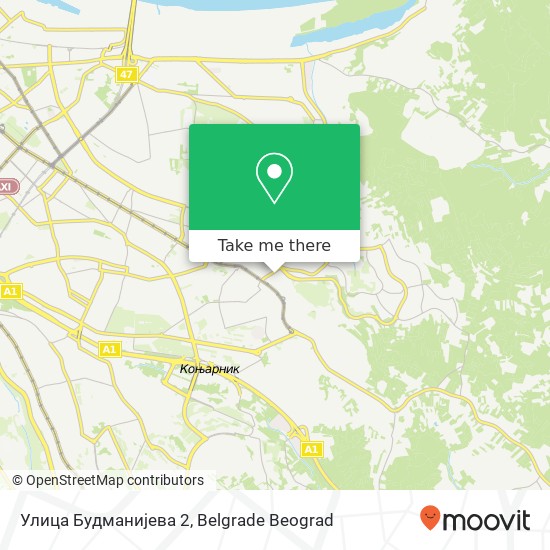 Улица Будманијева 2 map