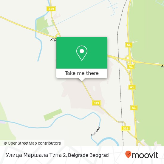 Улица Маршала Тита 2 map