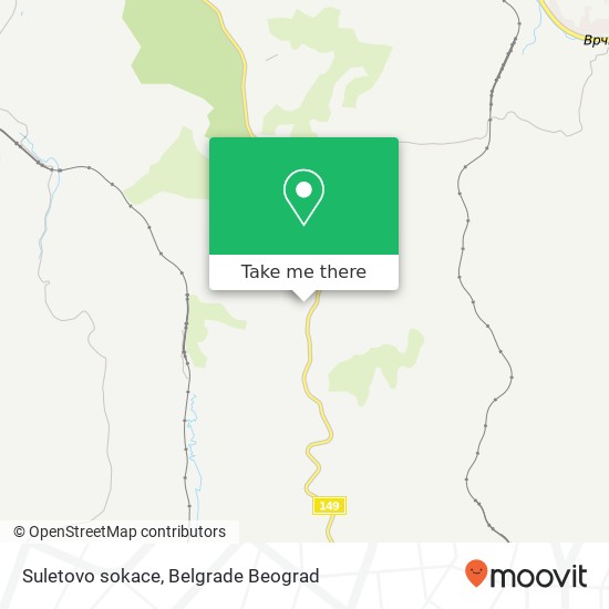 Suletovo sokace map