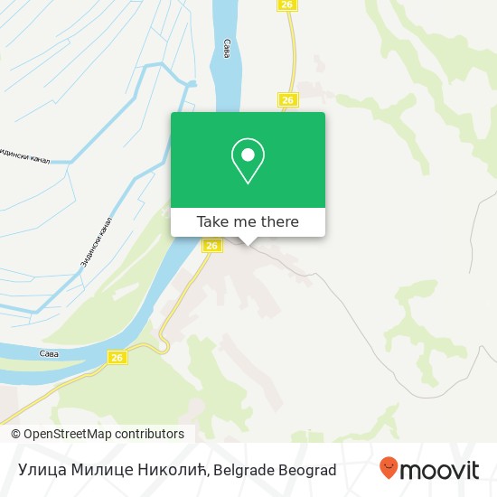 Улица Милице Николић map