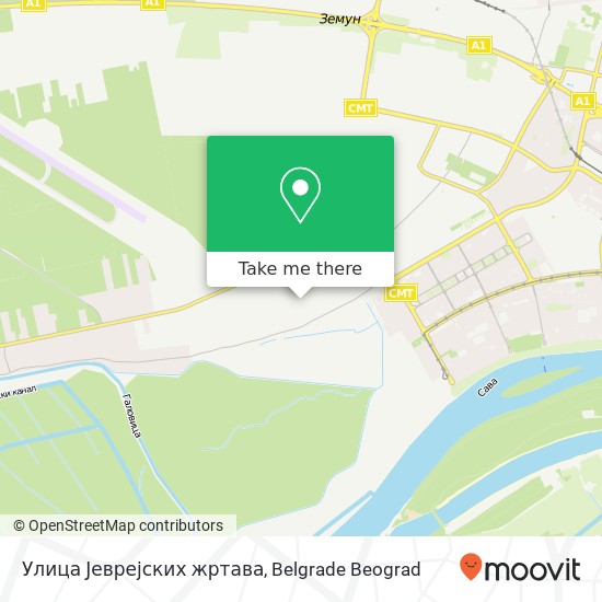 Улица Јеврејских жртава map