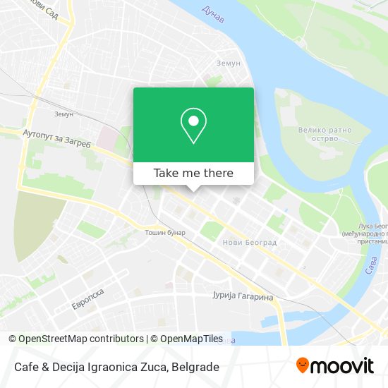 Cafe & Decija Igraonica Zuca map