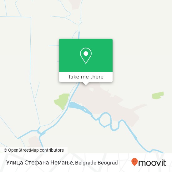 Улица Стефана Немање map