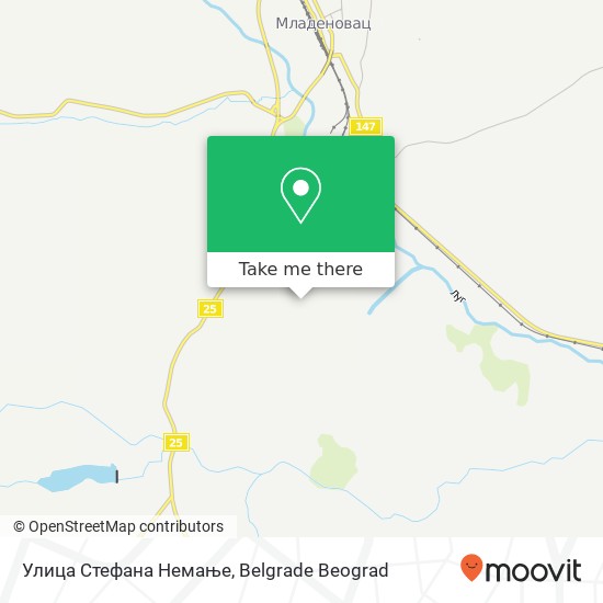 Улица Стефана Немање map