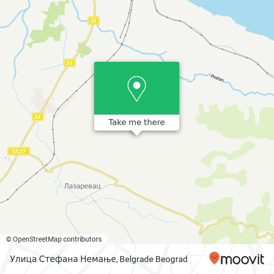 Улица Стефана Немање map