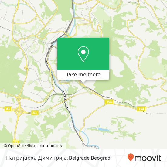 Патријарха Димитрија map