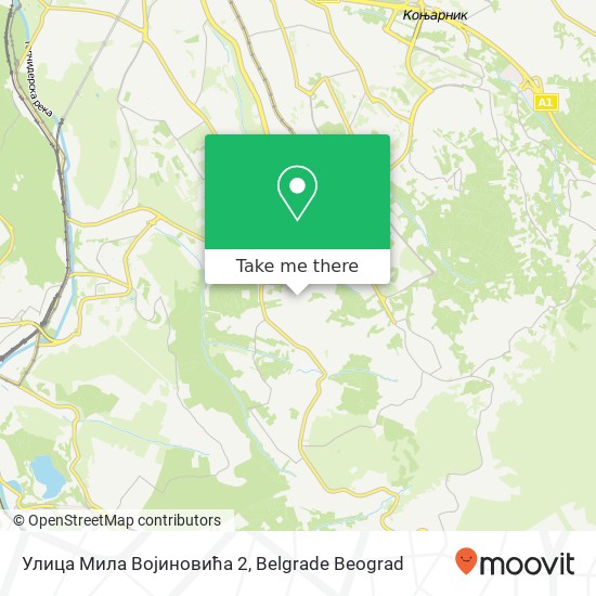 Улица Мила Војиновића 2 map