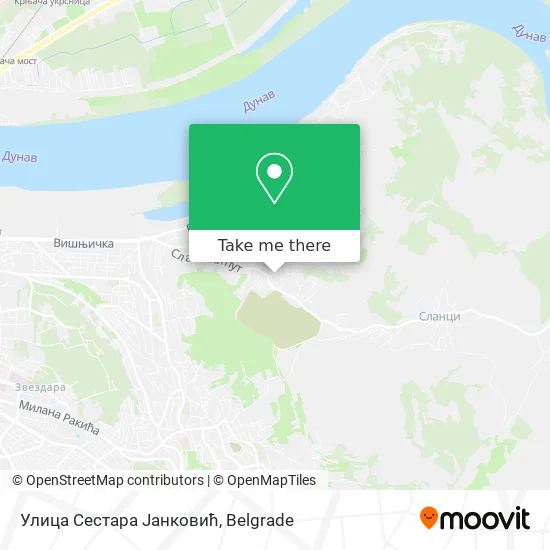 Улица Сестара Јанковић map