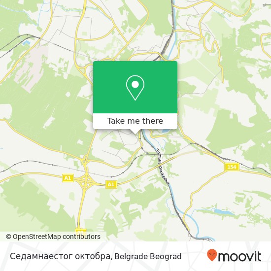 Седамнаестог октобра map