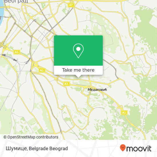 Шумице map