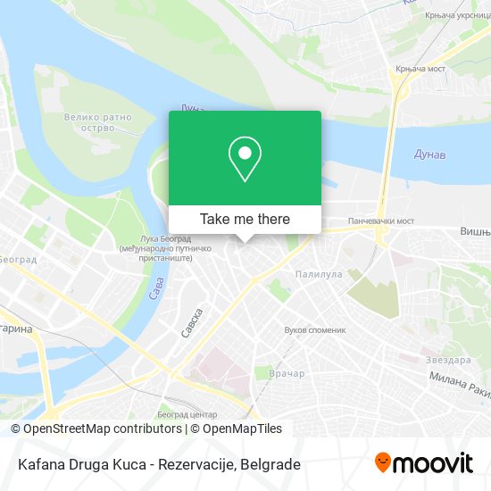 Kafana Druga Kuca - Rezervacije map