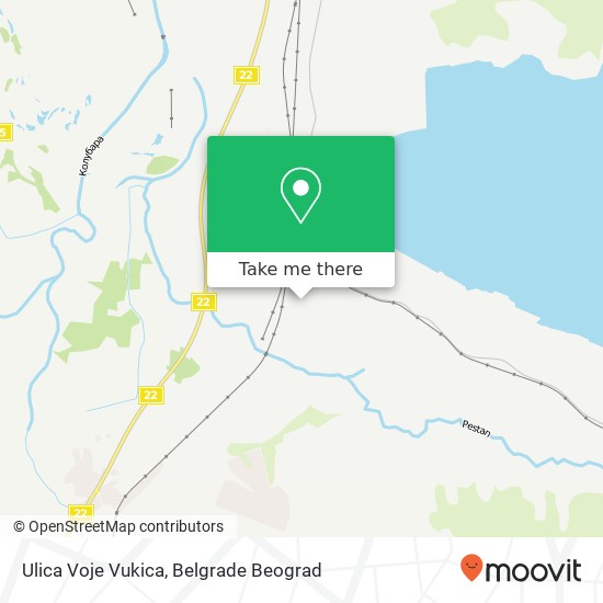 Ulica Voje Vukica map