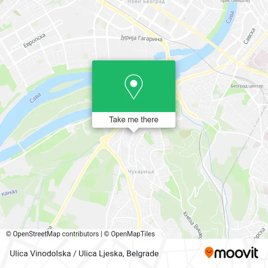 Ulica Vinodolska / Ulica Ljeska map