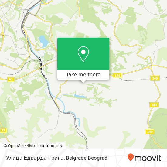 Улица Едварда Грига map