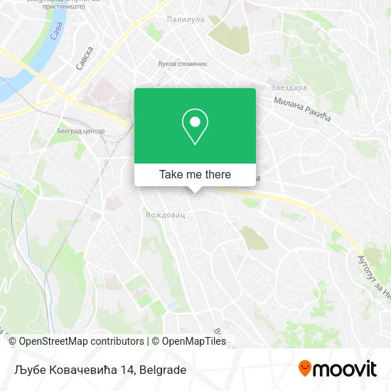 Љубе Ковачевића 14 map