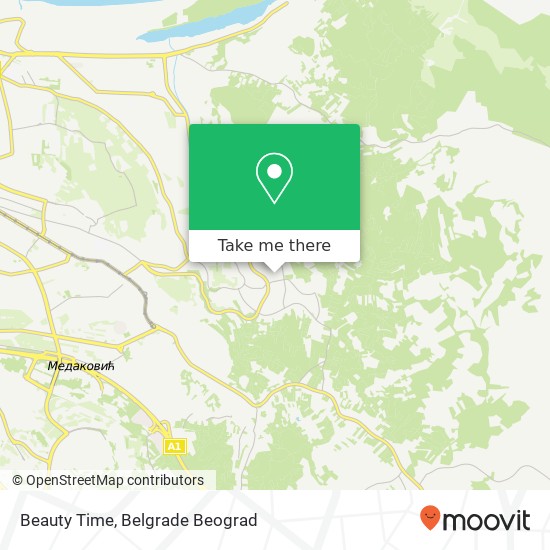 Beauty Time map