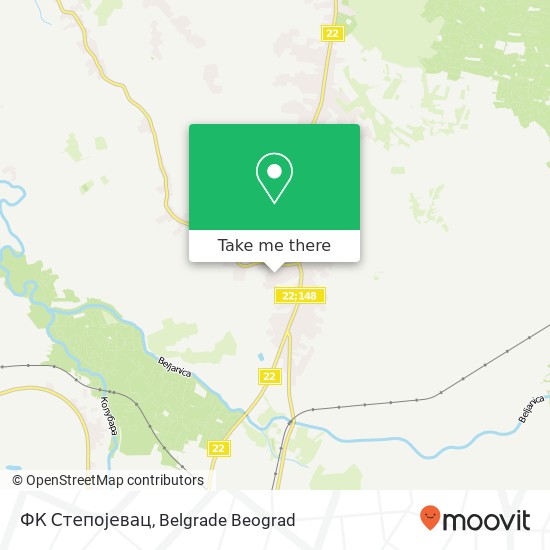 ФК Степојевац map