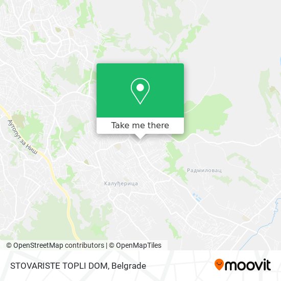 STOVARISTE TOPLI DOM map