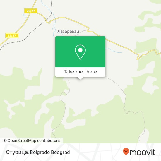 Стубица map