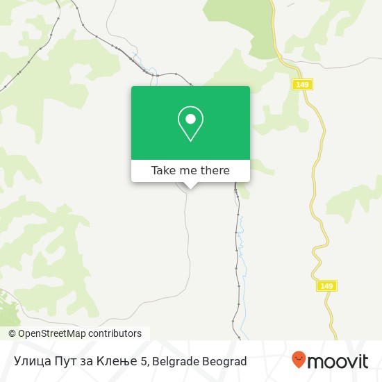 Улица Пут за Клење 5 map