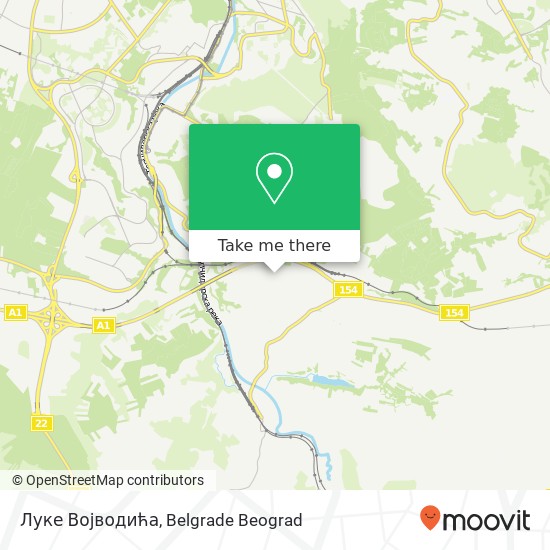 Луке Војводића map