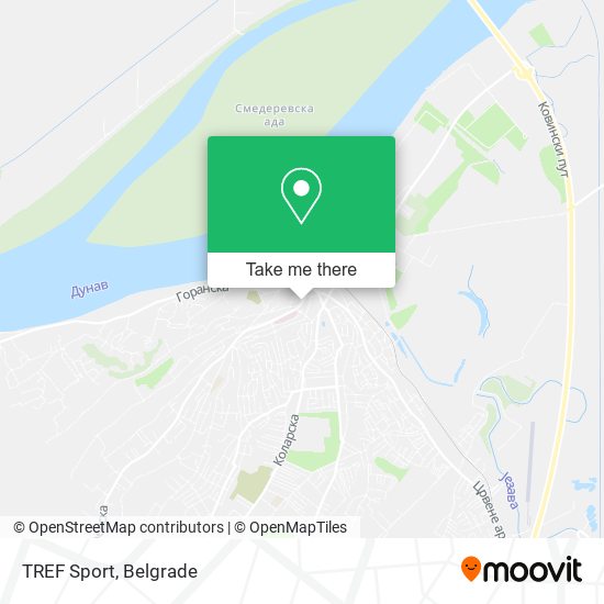 TREF Sport map