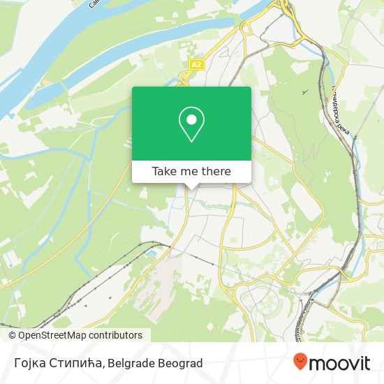 Гојка Стипића map