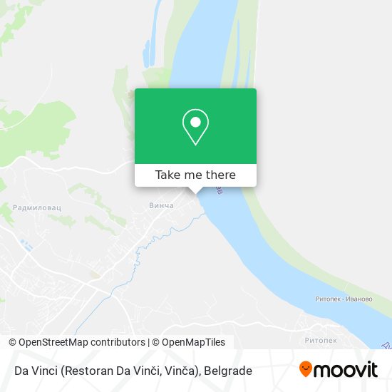 Da Vinci (Restoran Da Vinči, Vinča) map