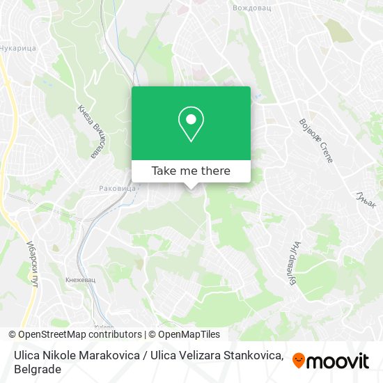 Ulica Nikole Marakovica / Ulica Velizara Stankovica map