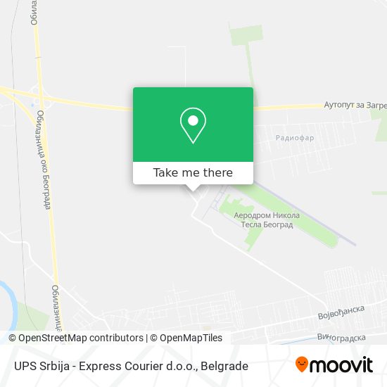 UPS Srbija - Express Courier d.o.o. map