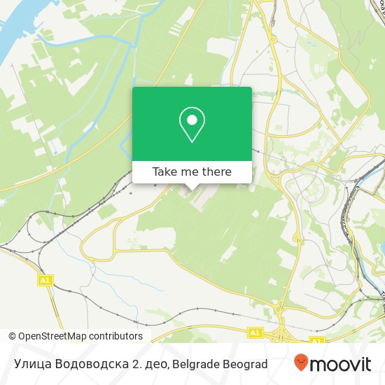 Улица Водоводска 2. део map