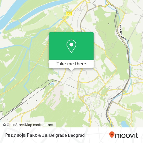 Радивоја Ракоњца map