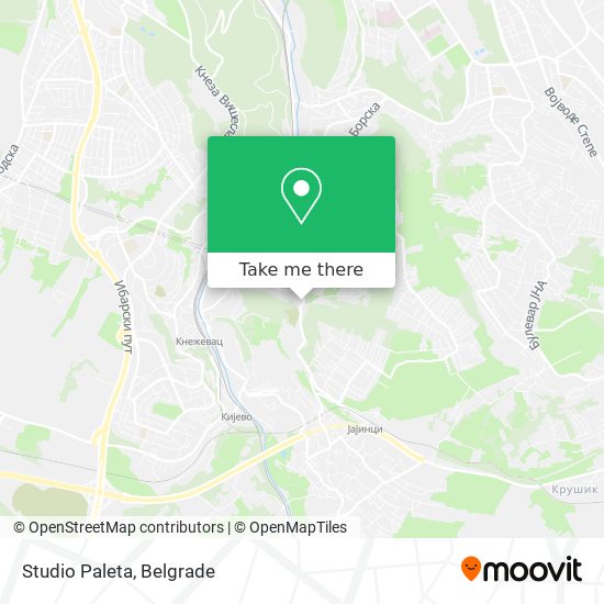 Studio Paleta map