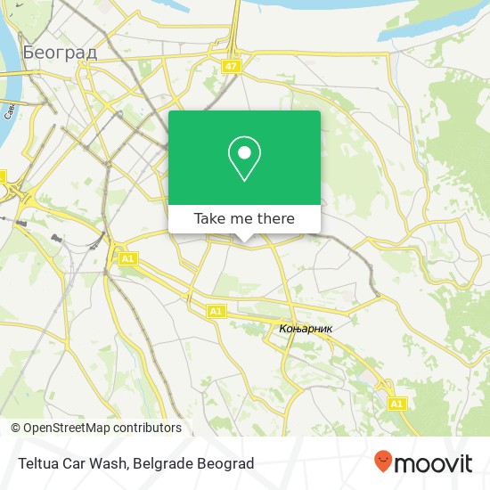 Teltua Car Wash map