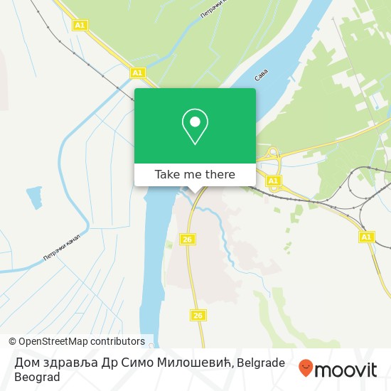 Дом здравља Др Симо Милошевић map