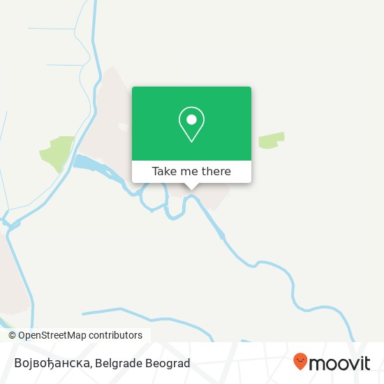 Војвођанска map