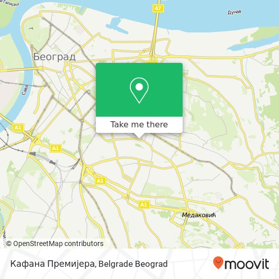 Кафана Премијера map