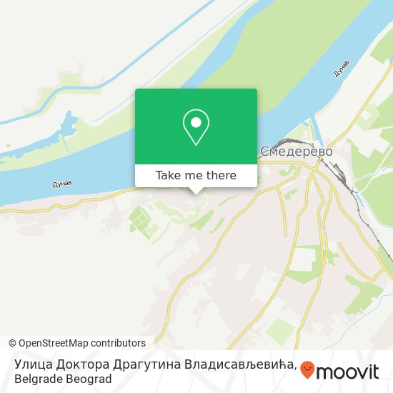 Улица Доктора Драгутина Владисављевића map