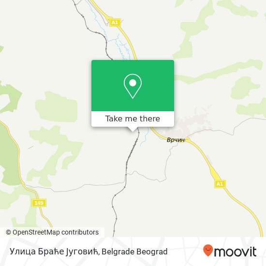 Улица Браће Југовић map